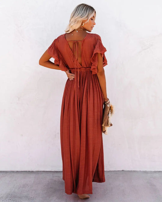 Heidi-Mode | Elegante Lange Strandkleid