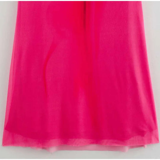 Heidi-Mode | Halter Offene V-Rückenlose Maxi Kleider