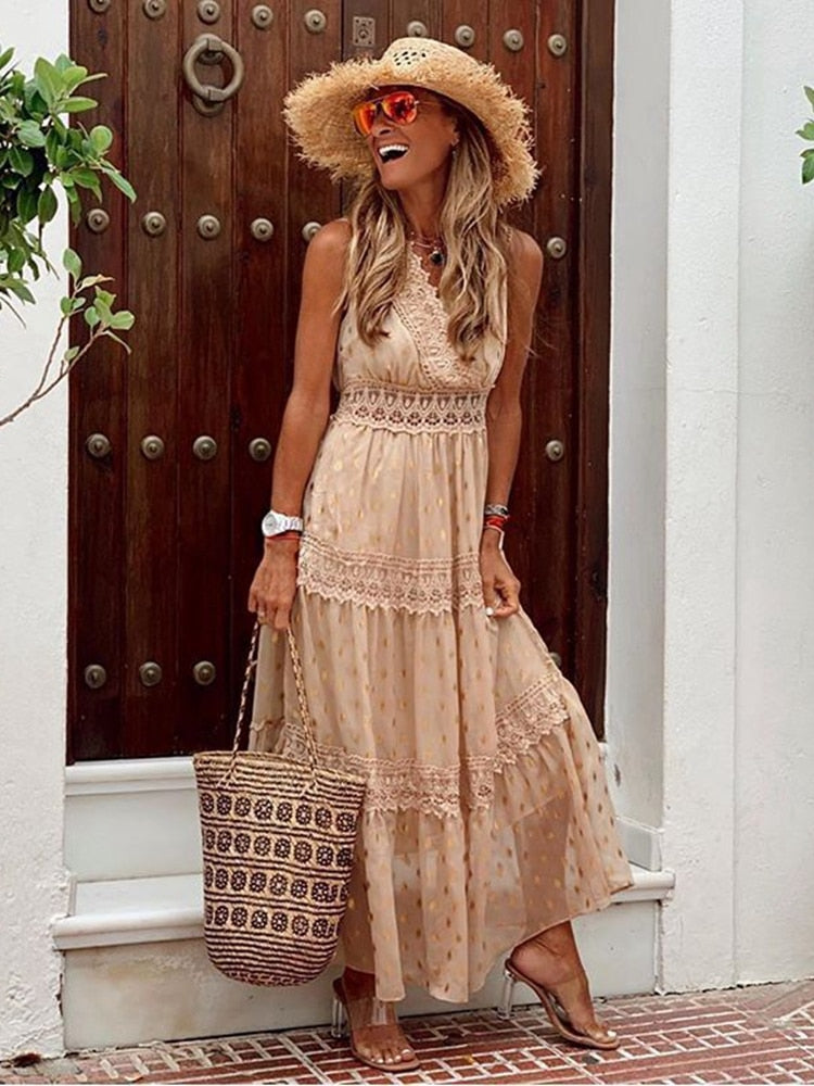 Heidi-Mode | Boho Ibiza Kleid Sommer & Stilvoll