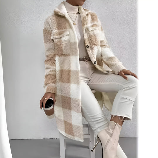 Heidi-Mode | Karierter Mantel für Damen