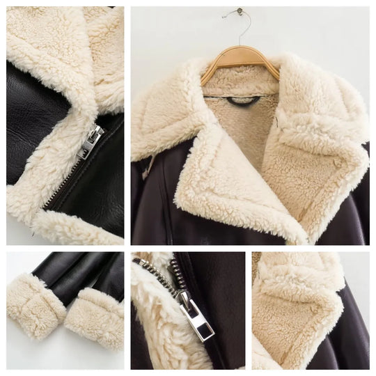 Heidi-Mode | robuste fleecegefütterte kurze Jacke