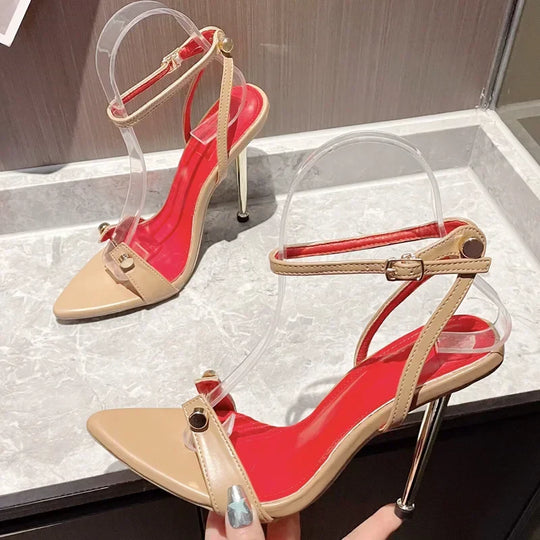 Heidi-Mode | Open Toe Stiletto High Heels