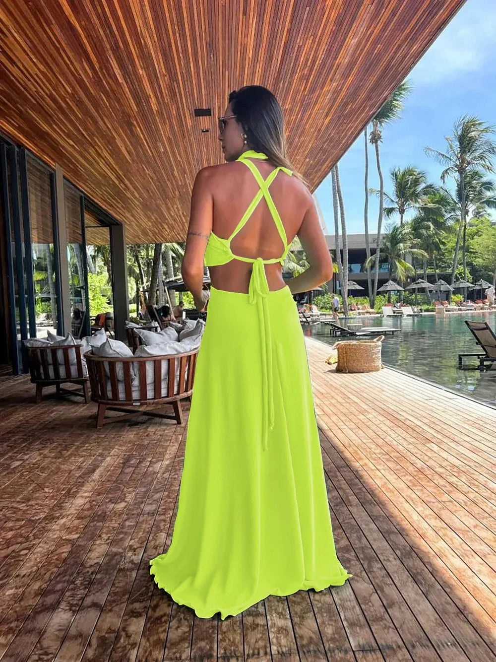 Heidi-Mode | Lang Elegante Sommerkleider Damen