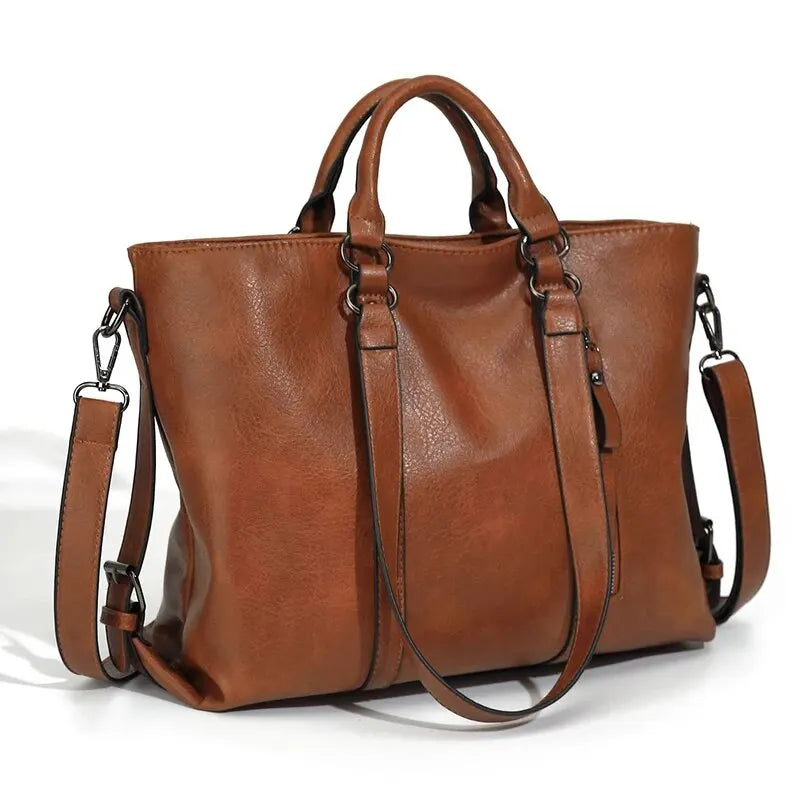 Heidi-Mode | Vintage Tote Tasche für Frauen Große Kapazität Handtasche Designer Handtasche Vintage Umhängetasche Marken Handtasche
