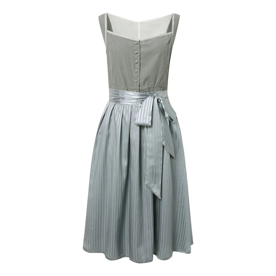 Heidi-Mode | Lässig Oktoberfest Knielang Dirndl Kleid