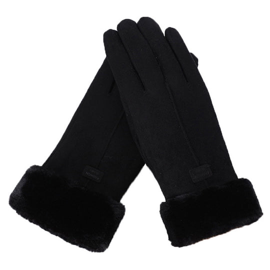 Heidi-Mode - Schicke und Stilvolle Winter Furry Handschuhe für Frauen