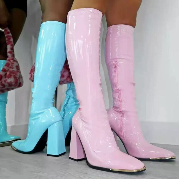 Heidi-Mode | Bequeme Rutschfest Engel Stiefel mit Reissverschluss