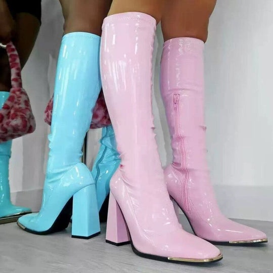 Heidi-Mode | Bequeme Rutschfest Engel Stiefel mit Reissverschluss