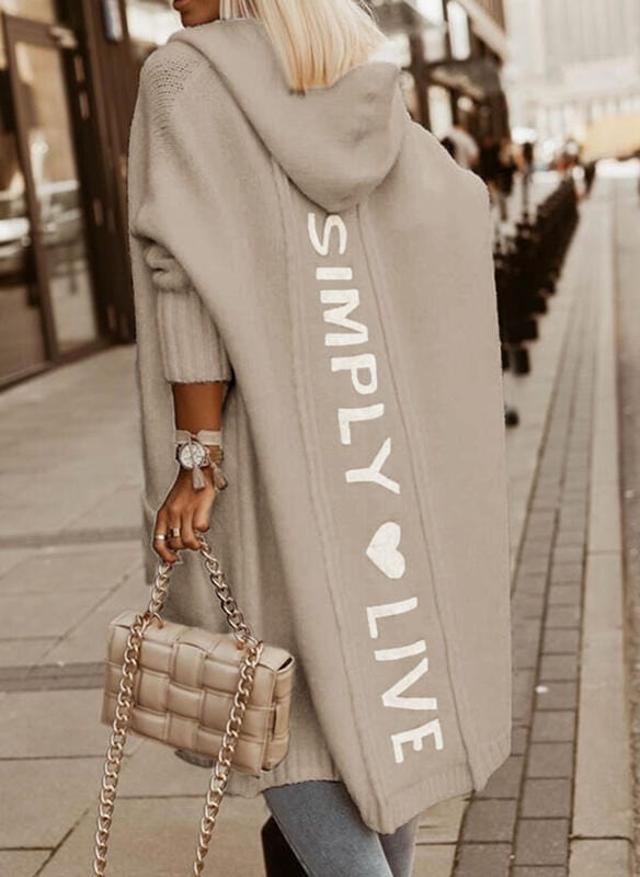 Heidi-Mode | Langer Kapuzenmantel