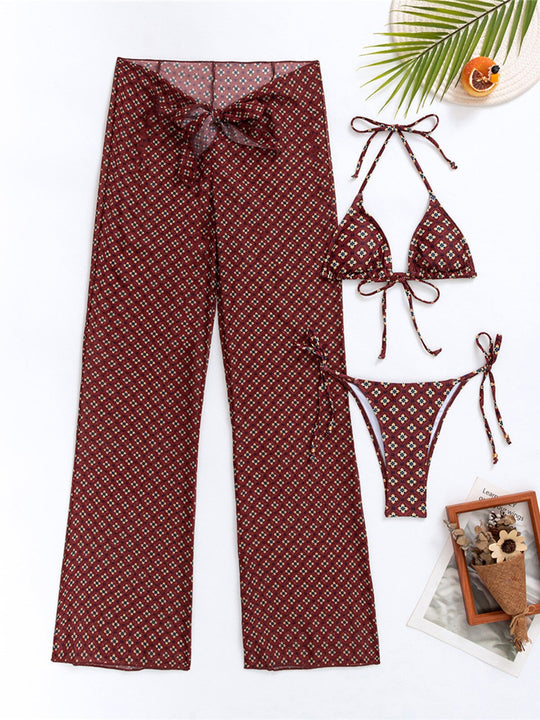 Heidi-Mode | Print Scrunch Butt Bikini Satzs & Hosen