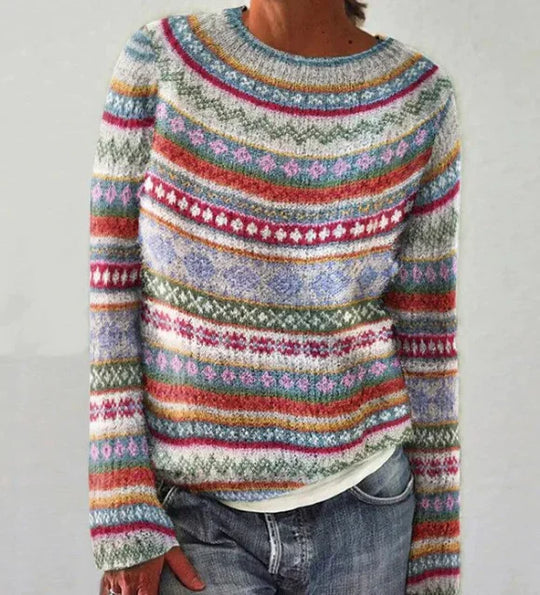 Heidi-Mode | Clair Strickpulli Herbst Mit Mustern