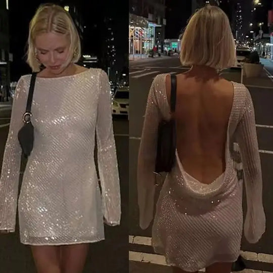 Heidi-Mode | Glitzer Mini Kleid