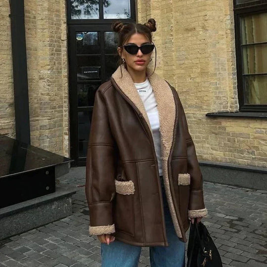 Heidi-Mode | Winter Pelz Lederjacke