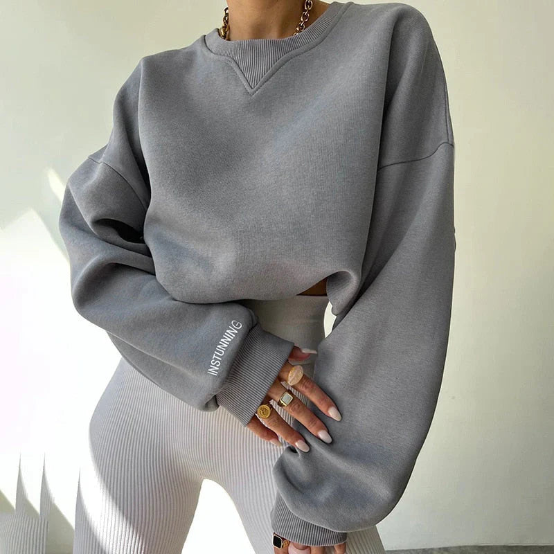 Heidi-Mode | Damen Oversized Sweatshirt