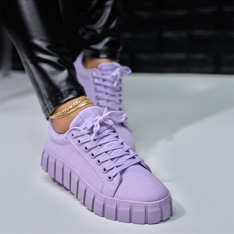 Heidi-Mode | Orthopädische Damensneaker mit Plateausohle