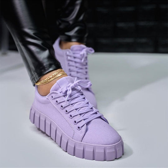 Heidi-Mode | Orthopädische Damensneaker mit Plateausohle