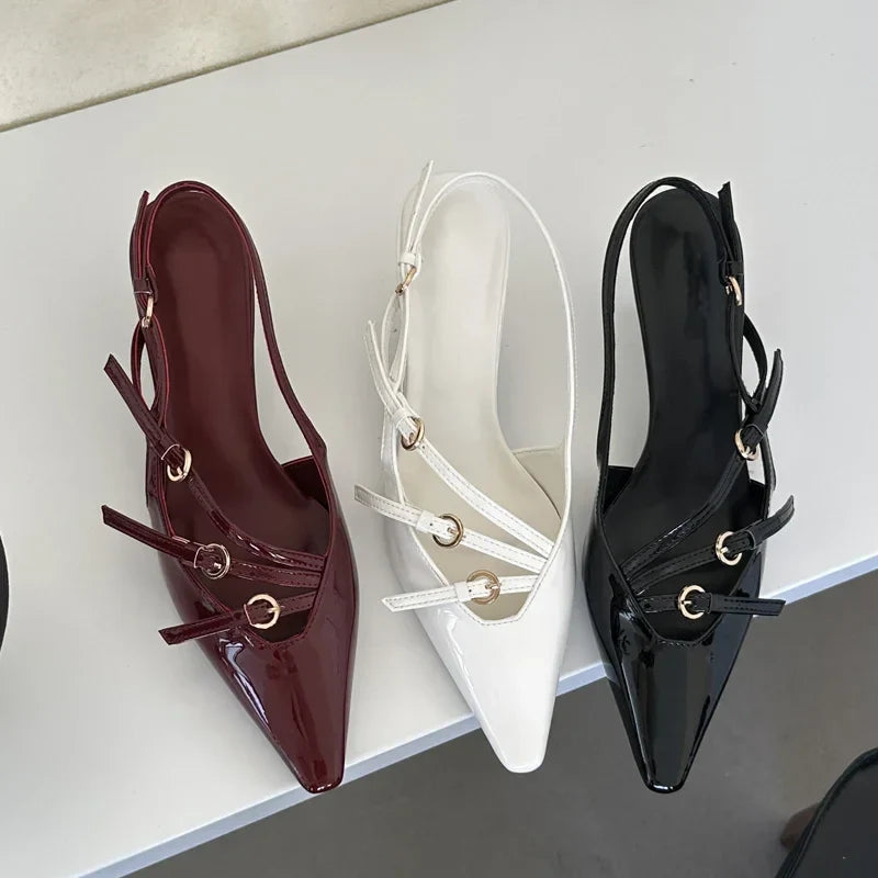 Heidi-Mode | Schnallenriemen Pumps