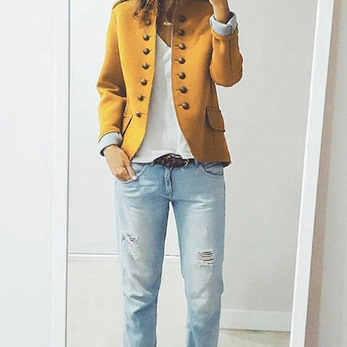 Heidi-Mode | Blazer Mit Modernen Knöpfen Für Einen Schlanken, Trendigen Look
