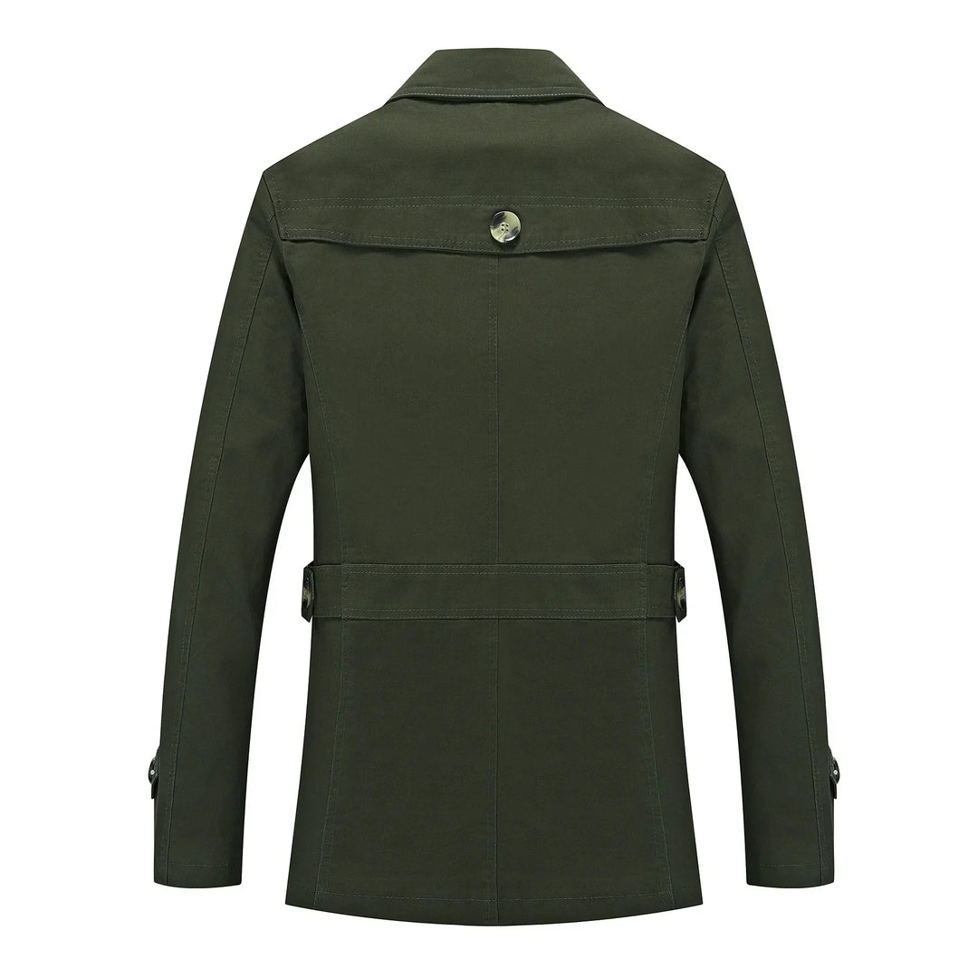 Heidi-Mode - Stylischer langer Herbst-Trenchcoat für Herren