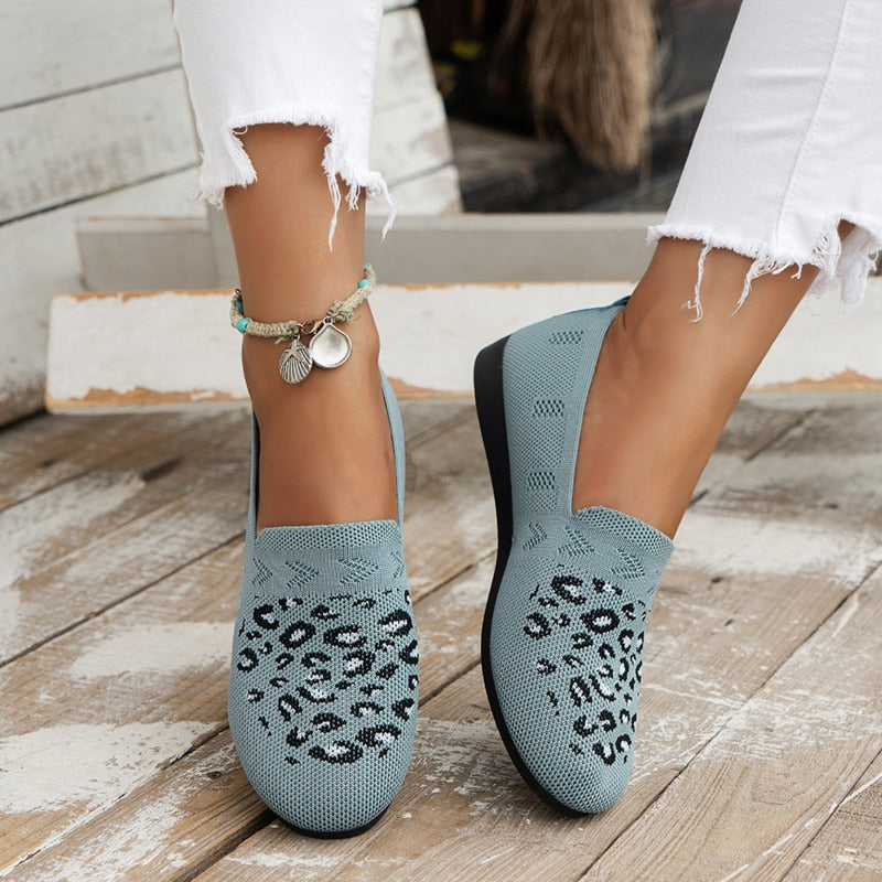 Heidi-Mode | Damen Ballerinas mit Leopardenmuster Wilda