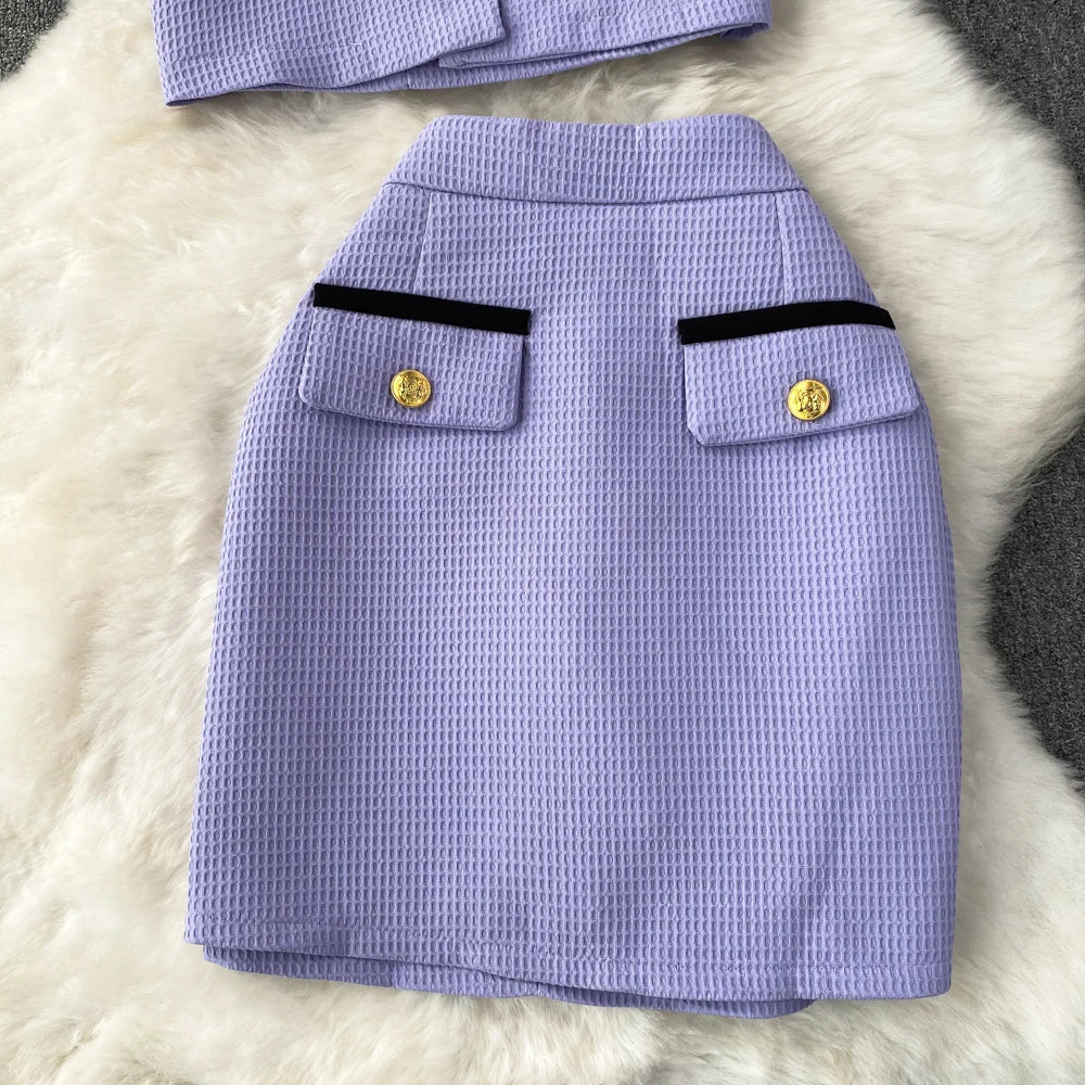 Heidi-Mode | Bubble Sleeve Rock Anzug