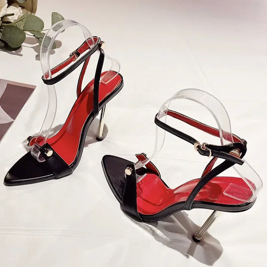Heidi-Mode | Open Toe Stiletto High Heels