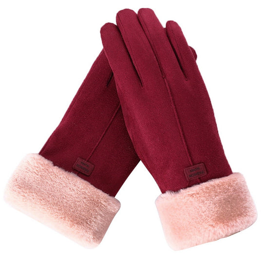 Heidi-Mode - Schicke und Stilvolle Winter Furry Handschuhe für Frauen