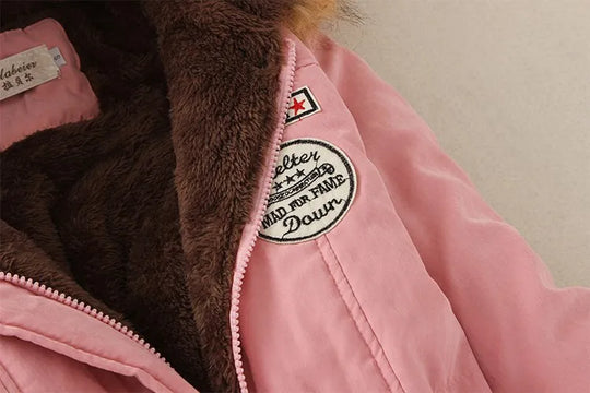 Heidi | Damen Parkajacke mit Kapuze und Fleecefutter mit Taschen