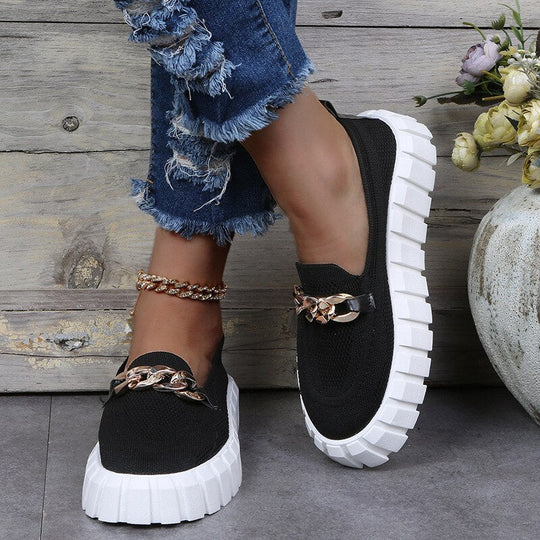 Heidi-Mode | Orthopädische Damensneaker mit Plateausohle