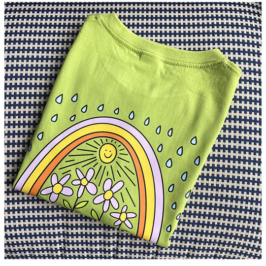 „RAINBOW“ T-Shirt für Damen