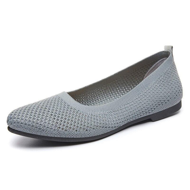 Heidi-Mode - graue orthopädische ballerinas