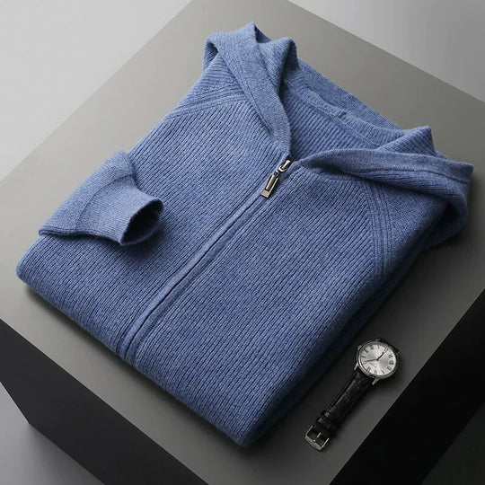 Heidi-Mode - Lässiger und Stilvoller Winter Zip-Up Hoodie für Männer