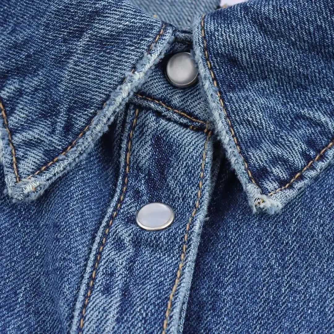 Heidi-Mode | Elegante Denim Kleid Damen Mode Fest Neu In Kurze Kleider Damenbekleidung Sommer Kleid Streetwear