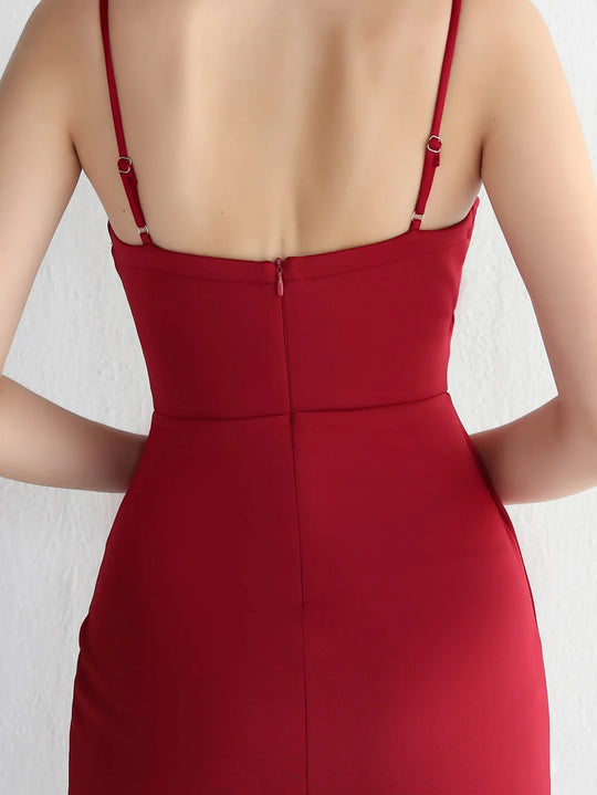 Heidi-Mode | Ärmellose Rückenfreie Hohe Schlitz Maxi Kleider