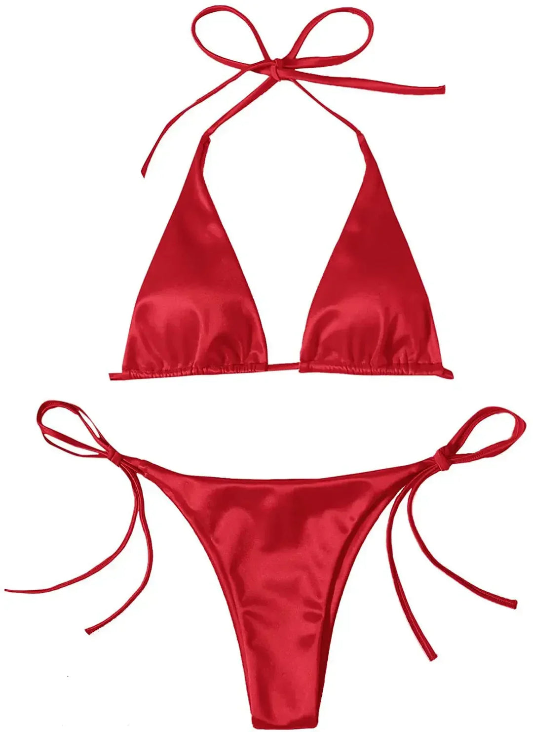 Heidi-Mode | Frauen Sexy Mikro Mini Bikini Thong Halter G String Bh Bikinis Set Badeanzug Rückenfrei Neu Badebekleidung Badeanzüge