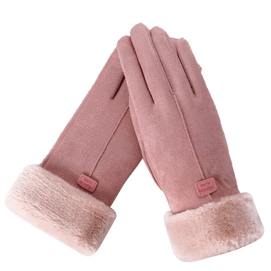 Heidi-Mode - Schicke und Stilvolle Winter Furry Handschuhe für Frauen