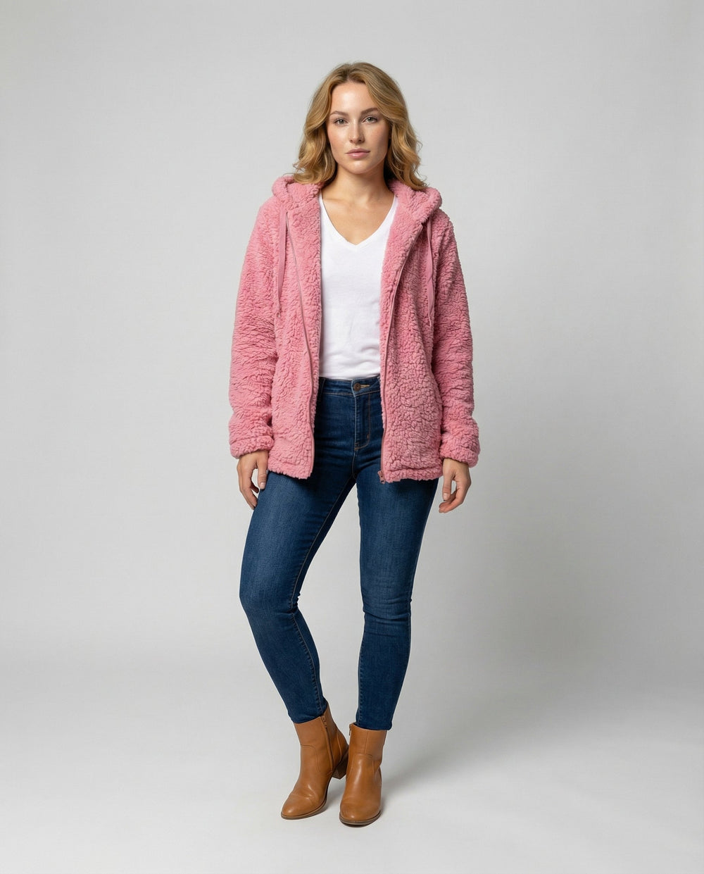 Teddy Fleecejacke Damen | Heidi-Mode