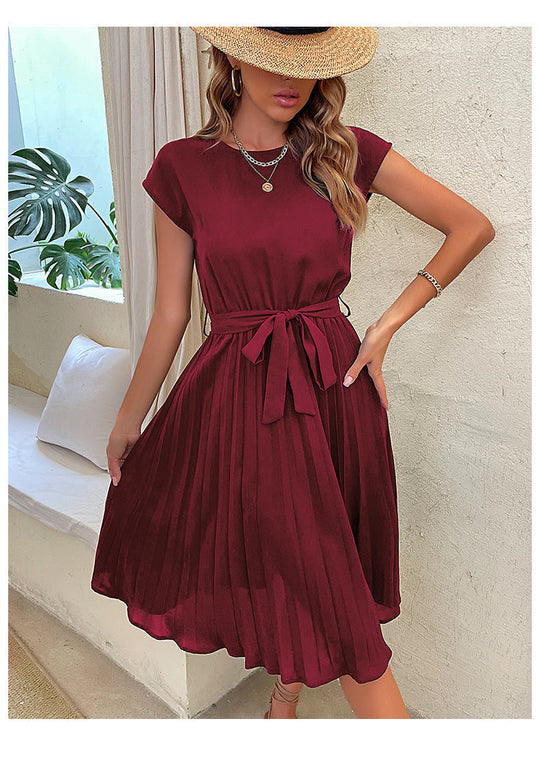 Heidi-Mode | Plisseekleid In Fließender Eleganz für Damen