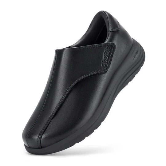 Heidi-Mode | Lederschuhe mit Breiter Öffnung