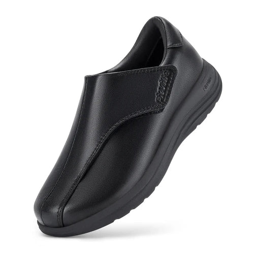 Heidi-Mode | Lederschuhe mit Breiter Öffnung