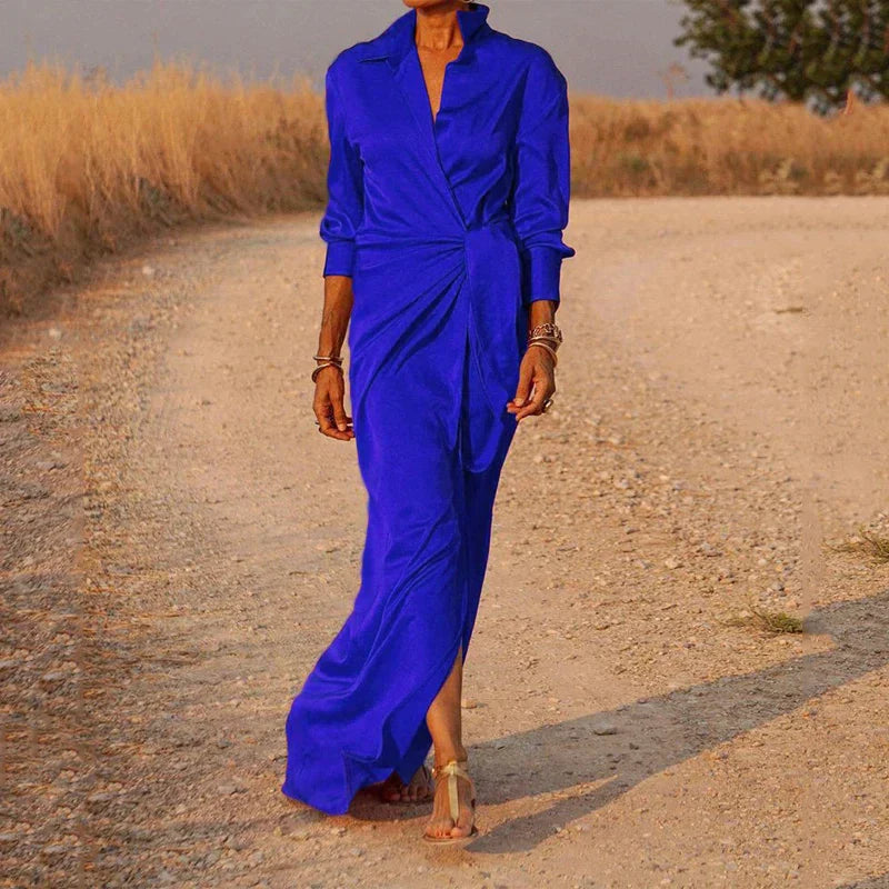 Elegantes Sommerkleid mit Wickelausschnitt für Damen