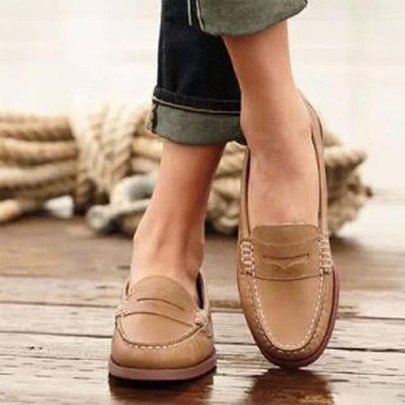 Heidi-Mode Hochwertige orthopädische Slip-on loafers