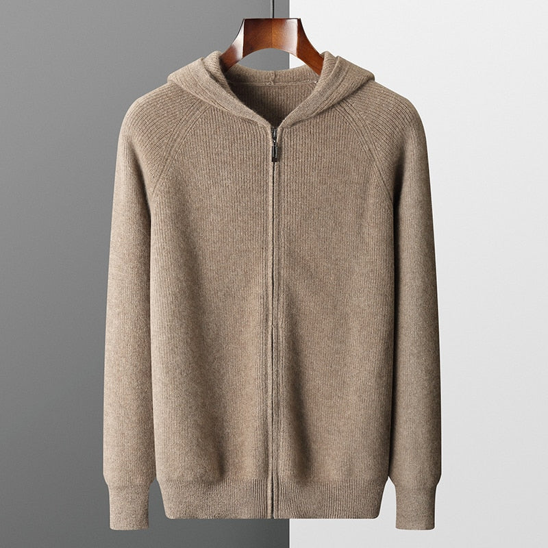 Heidi-Mode - Lässiger und Stilvoller Winter Zip-Up Hoodie für Männer