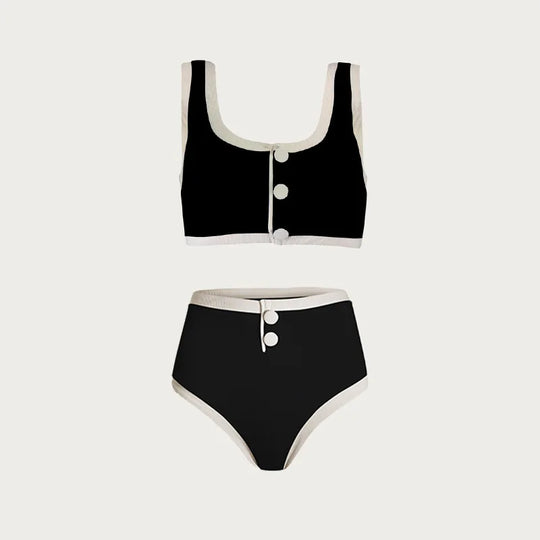 Heidi-Mode | Sexy Push-Up-Bikini-Set Hohe Taille Badeanzug Vintage Frauen Bademode Sommer Strandbekleidung Brasilianischer Biquini Bademode