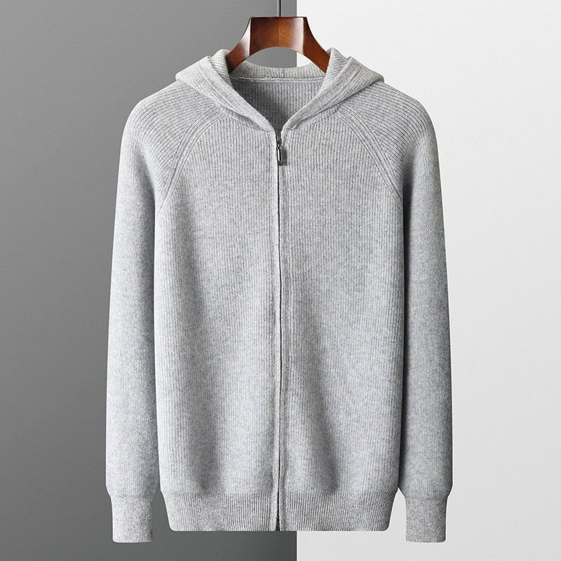 Heidi-Mode - Lässiger und Stilvoller Winter Zip-Up Hoodie für Männer