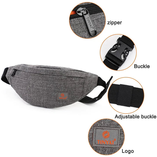 Heidi-Mode | Wasserdichte Sportliche Reise Crossbody Hüfttasche