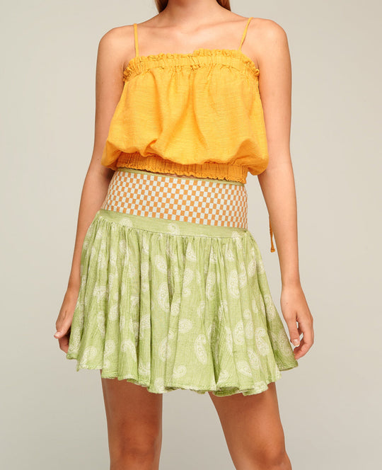 SKIRT "LACHOURI" GREEN