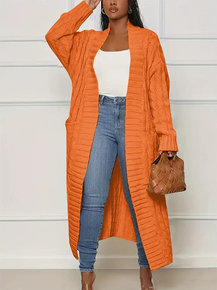 Heidi-Mode | Stijlvol Lange Cardigan Voor Vrouwen