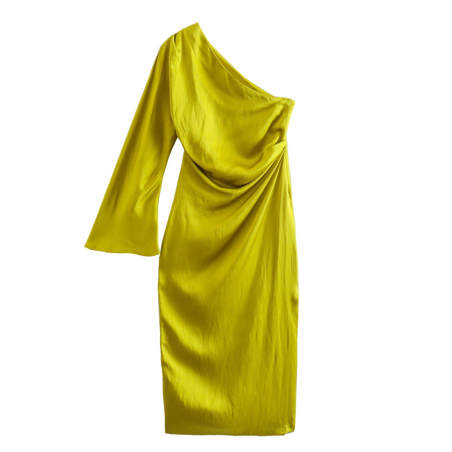 Satin Kleid