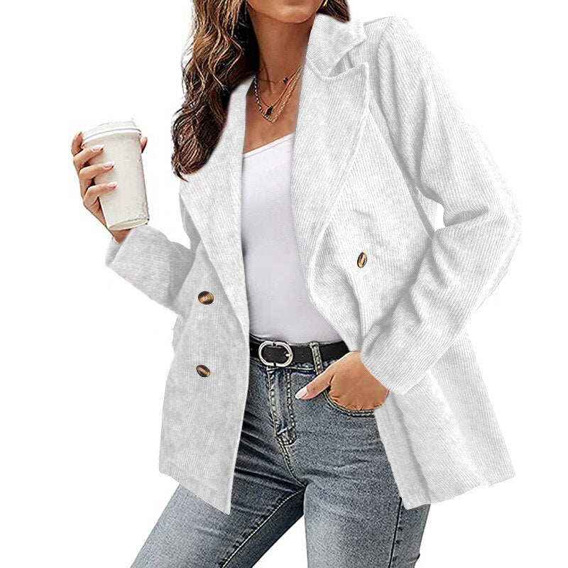 Heidi-Mode | Einfarbiger Blazer für Damen